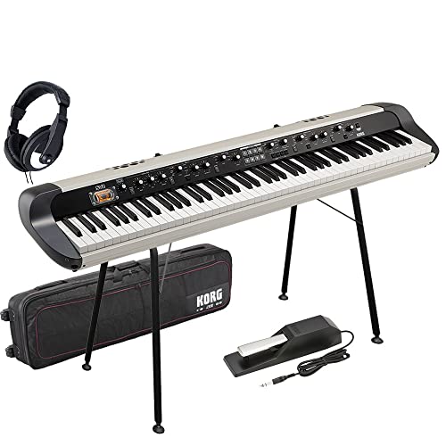 KORG B2 電子ピアノ 88鍵【スタンド・椅子付き】セット コルグ Amazon | KORG B2 ブラック X型スタンド・Xイスセット 電子ピアノ 88
